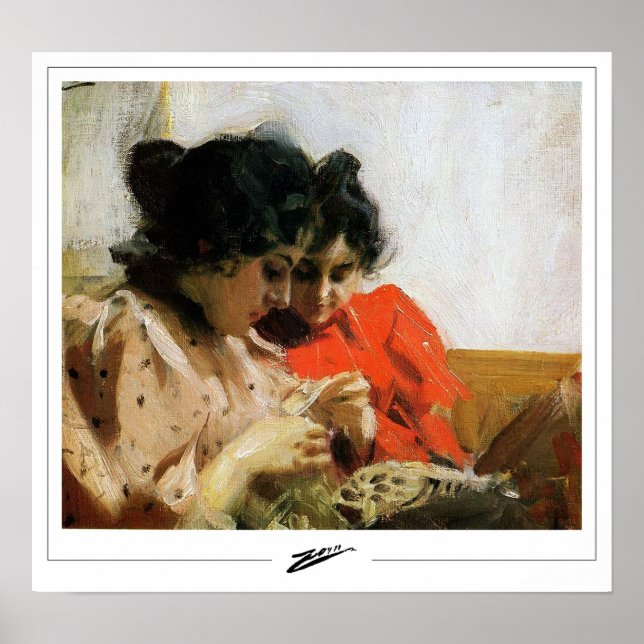Anders Zorn Zedign Art Poster nº 330 (Frente)