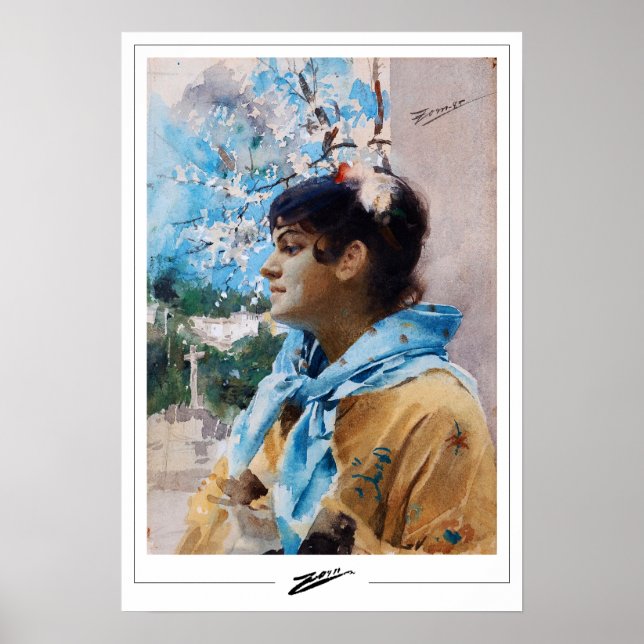 Anders Zorn Zedign Art Poster nº 353 (Frente)