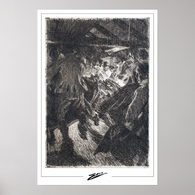 Anders Zorn Zedign Art Poster nº 371 (Frente)