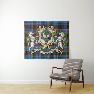 Anderson Clan Crachá & Tartan Tapeçaria