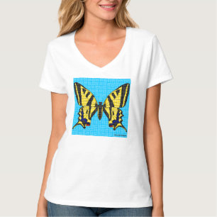 Andorinha (branca) - Camiseta Básica Feminina V