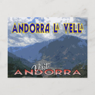 Andorra La Vella, Visite Andora cartão postal