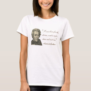 Andrew Jackson "nascer para t-shirt da tempestade"