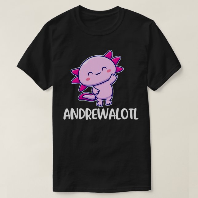 Andrewalotl Aolotl Cute para Andrew Pullover (Frente do Design)