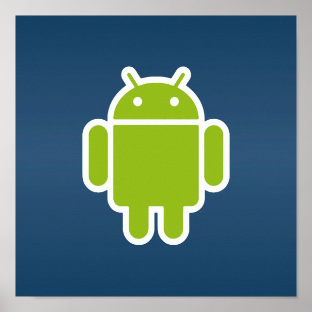 Android Blue Poster (Frente)
