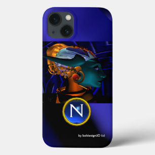 ANDROID de NEMES /HYPER, monograma azul da ficçã
