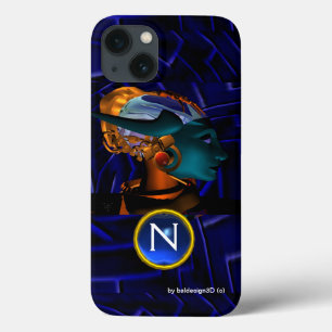 ANDROID de NEMES /HYPER, monograma azul da ficçã