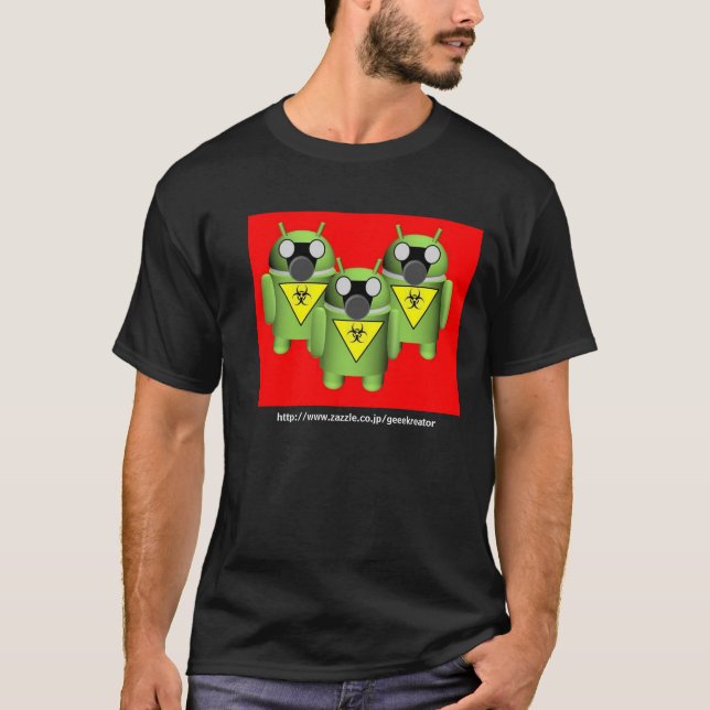 Android Hazard T-Shirt (Frente)