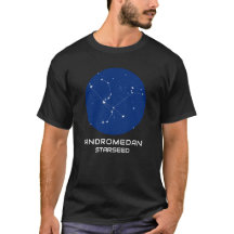 Andromedan Starseed T-Shirt | Tee Galático Escuro