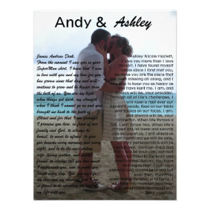 Andy & Ashley, foto de casamento com votos