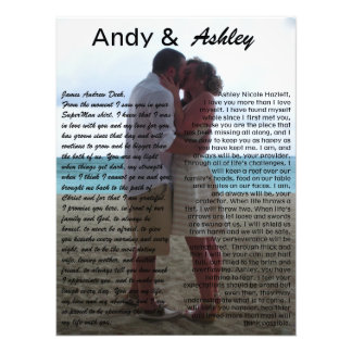 Andy & Ashley, foto de casamento com votos