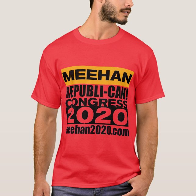 Andy Meehan para a Camisa REPUBLI-CAN do Congresso (Frente)