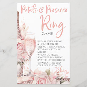 Anéis de dublagem do jogo de pedestres e prosecco