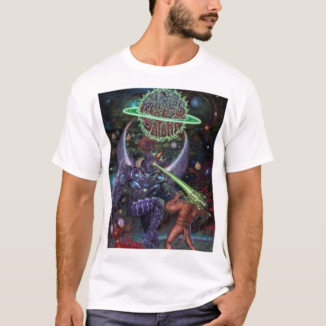 Anéis De T-Shirt Saturno (Frente)