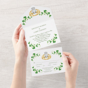 Anel Cladagh Irlandês Tradicional e Camarões