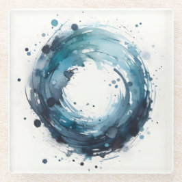 anel de aquarela abstrata