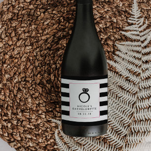 Anel de Bling  Etiquetas para vinhos de Festa de s