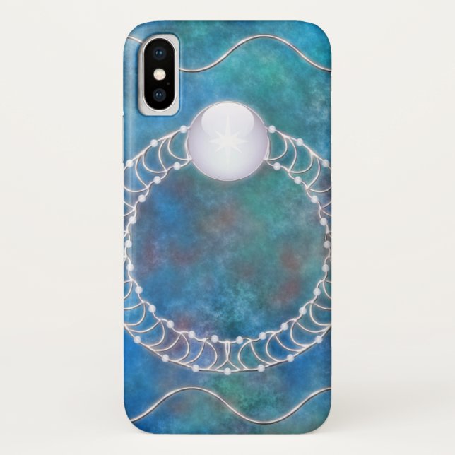 Anel de capas de iphone de água (Verso)