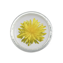 Anel de Dandelion Amarelo