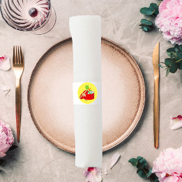 Anel De Guardanapo Partido Personalizado para Fotografias de Logotipo