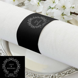 Anel De Guardanapo Real, Elegante, Crest, Casamento