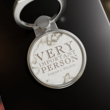 Anel de Telefone Moderno Branco Personalizado