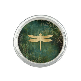 Anel Dragonfly ouro