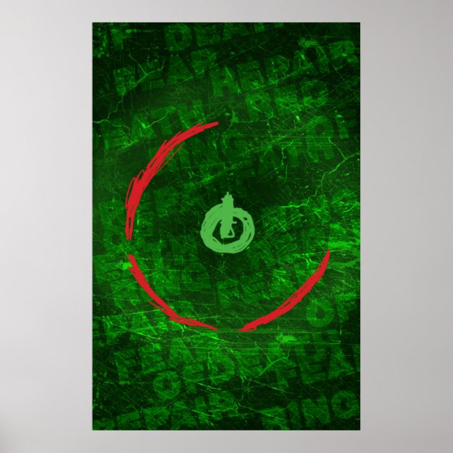 Anel Vermelho Da Poster Da Morte - Geek De Videos  (Frente)