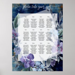 Anemone Azul Meia-Noite, Poster
