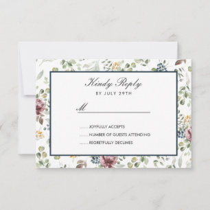 Anemone Blush Blue Chic Flores Casadas RSVP