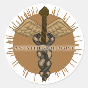 Anestesiologista Autocolante Caduceus