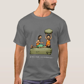 Anestesiologista Caveman Camiseta Humor