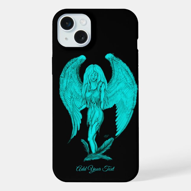 Angel, Black and Green design (Verso)