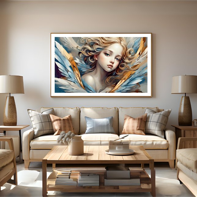 Angel Clara Modern Art Poster (Criador carregado)