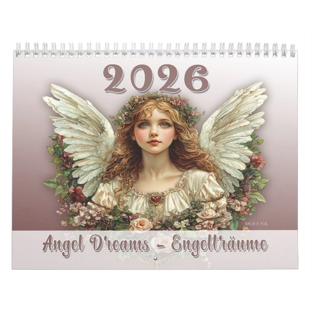 Angel Dreams - Calendário Engelträume 2026 (Capa)