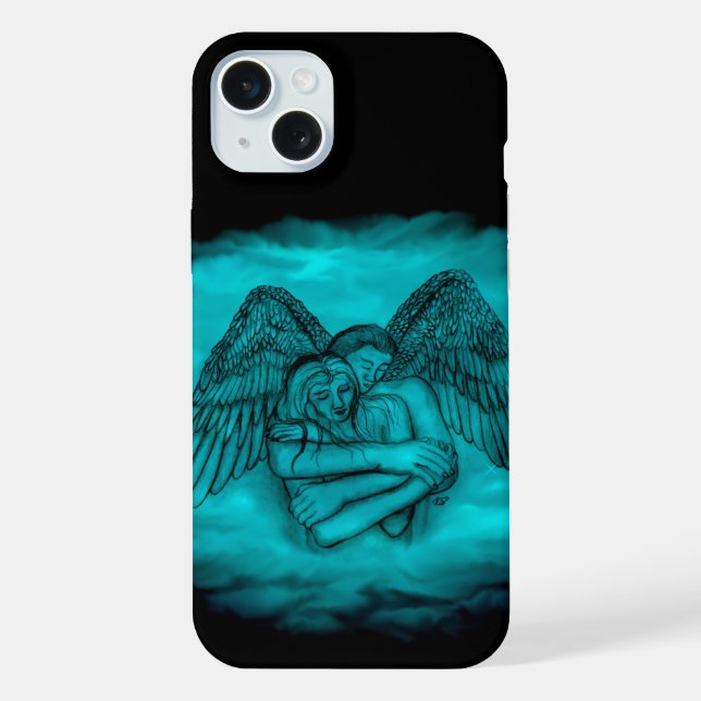 Angel Eros in Love in black and green design (Verso)