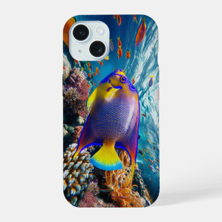 Angel Fish desliza ao longo do caso Reef iPhone 15