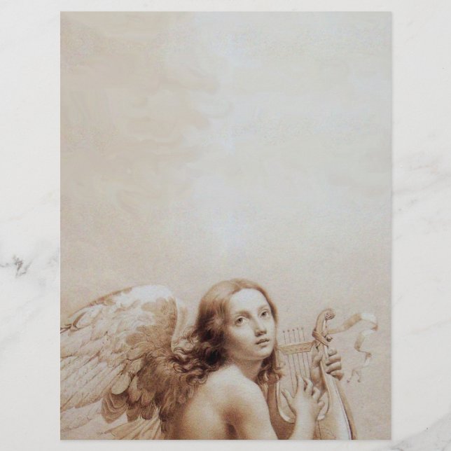 ANGEL JOGANDO LYRA SOBRE AS NUVENS (Frente)