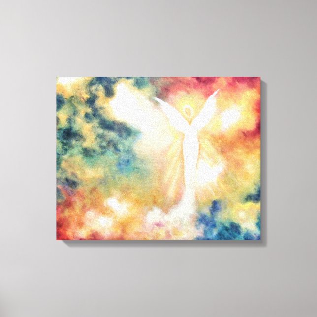 Angel Light Angel Art Impressão na Canvas (Frente)