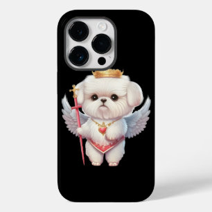 Angel maltesa Puppy, amantes de cães maltes e dono