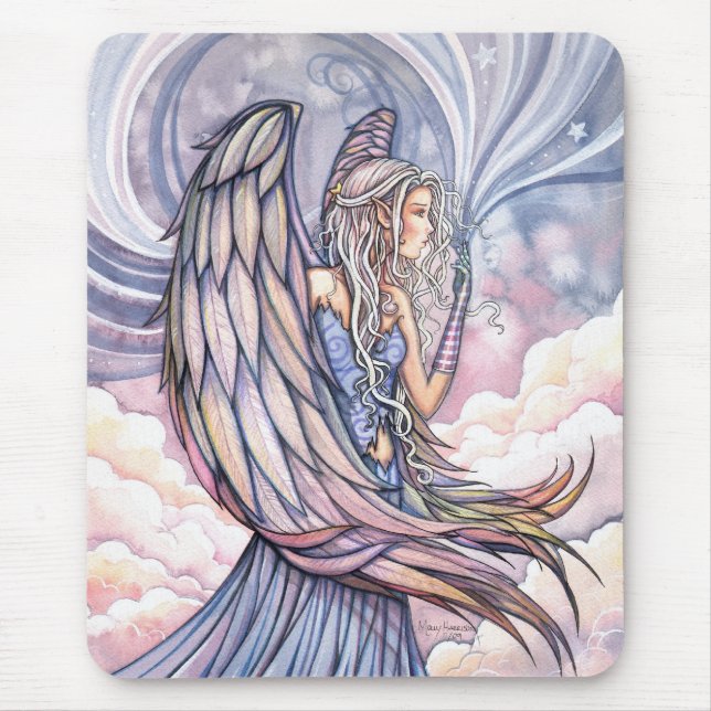 Angel Mousepad por Molly Harrison (Frente)