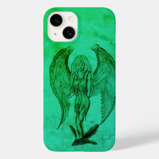 Angel no estilo de tatuagem (Verso)
