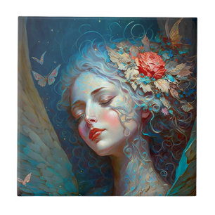 Angel Wings Fantasy Art Azulejo Cerâmico