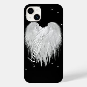ANGEL WINGS Heart Black Starry Night