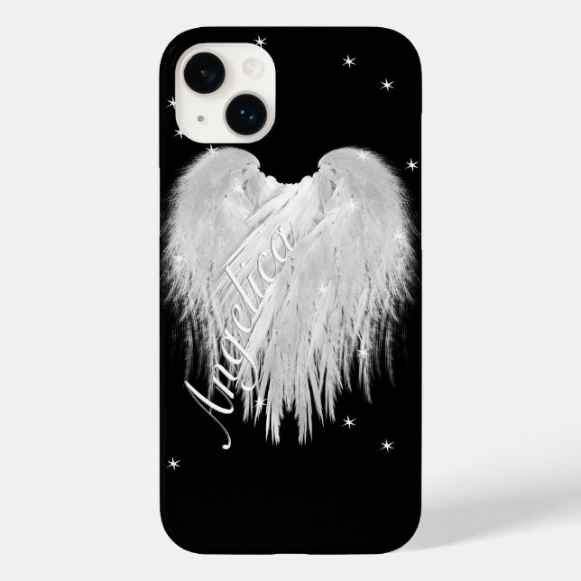 ANGEL WINGS Heart Black Starry Night (Verso)