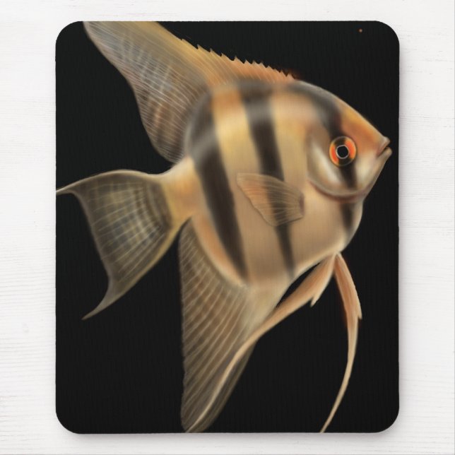 Angelfish de água doce Mousepad (Frente)
