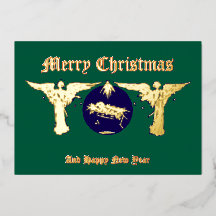 Angels com Natividade de Natal do Bebê Jesus