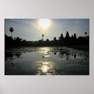 Angkor Wat Camboja Morning Impressão