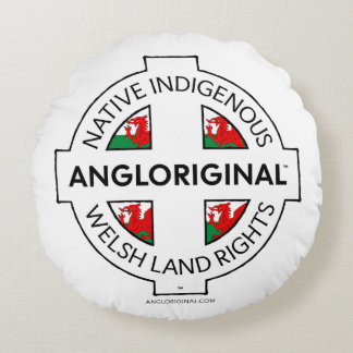Angloriginal™ Almofada Redonda Direitos à Terra no