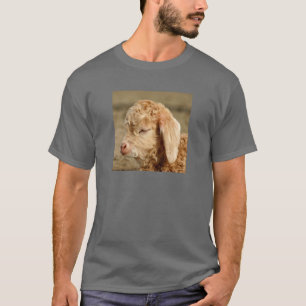 Angora Goat Kid - T-shirt Escura Adulta